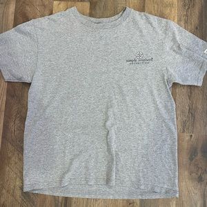 Grey girls youth large simply southern tee
